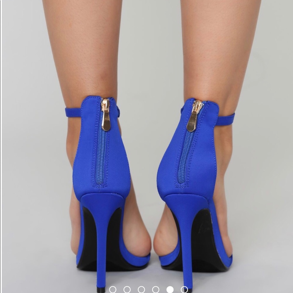 Royal Blue Heels - Picture 4 of 4